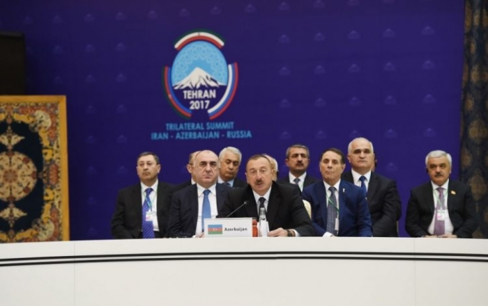 "Cooperation between Azerbaijan, Iran and Russia is important for ensuring security"

