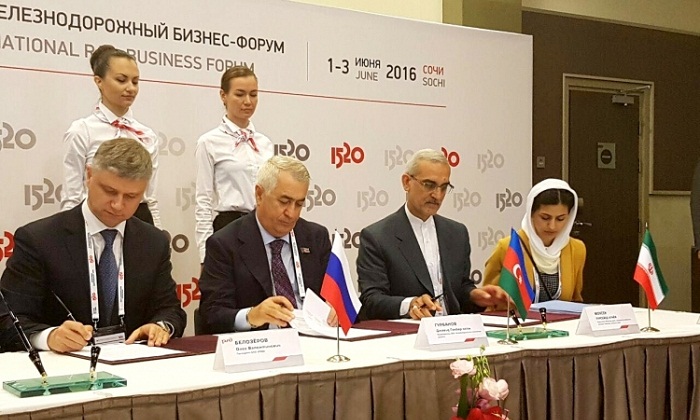 Azerbaijan, Russia, Iran sign protocol on North-South corridor expansion