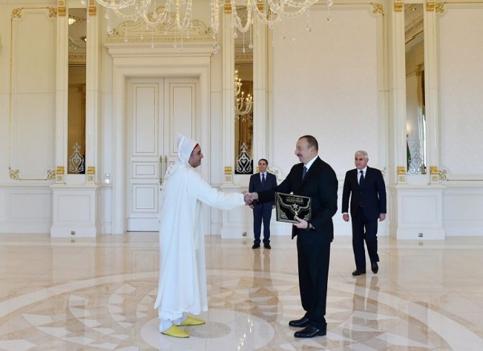 President Ilham Aliyev receives credentials of incoming Moroccan Ambassador