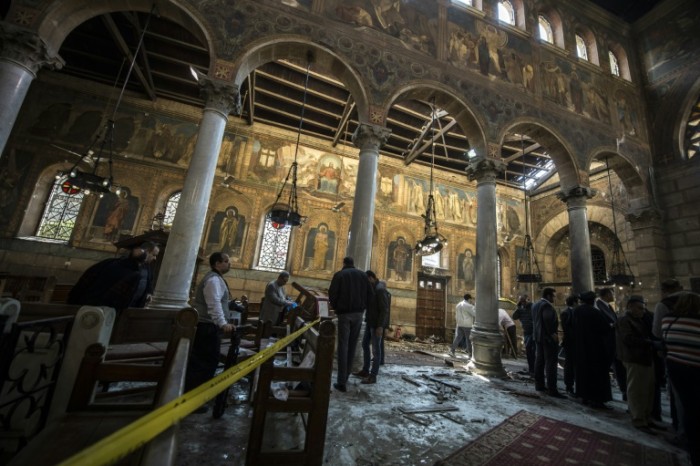 EGIPTO SEÑALA A HERMANOS MUSULMANES POR ATENTADO EN IGLESIA DE EL CAIRO