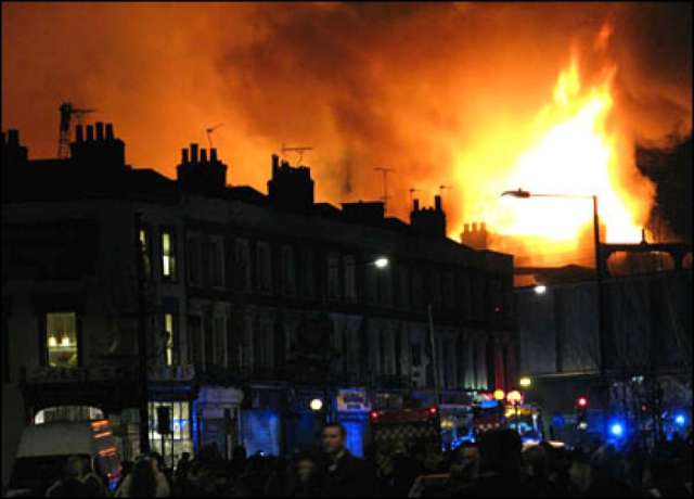 Camden Market fire: 70 firefighters fight massive blaze