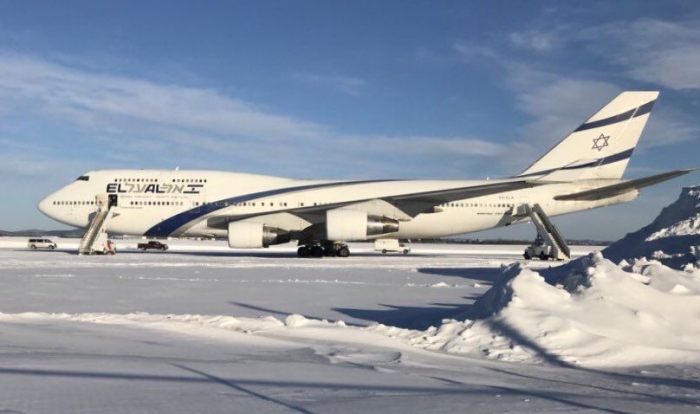El Al Plane makes emergency landing in Goose Bay, Canada