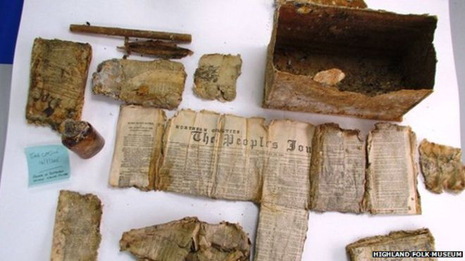 121-year-old time capsule found at bridge near Kingussie