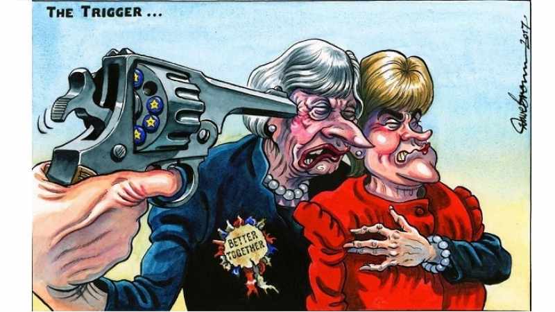 Theresa May`s for better or worse: Let`s leave together - CARTOON