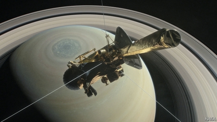 After exploring Saturn, Cassini faces a fiery end
