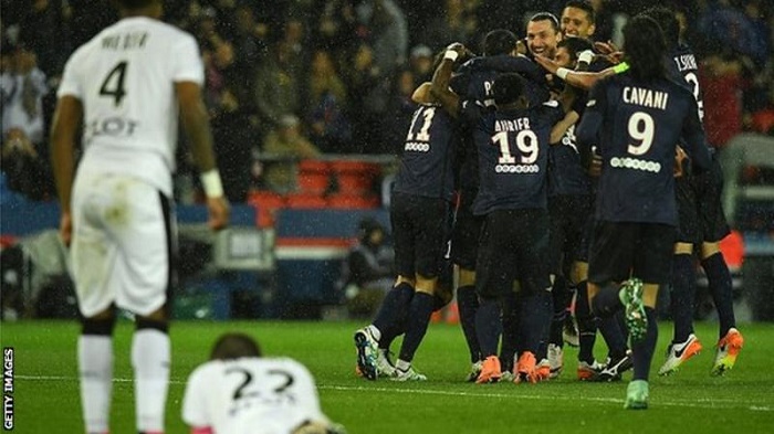 PSG beat Rennes to equal record