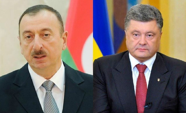  Poroschenko schickte einen Brief an Ilham Aliyev
