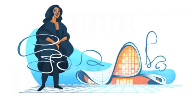 Google Doodle honors visionary architect Zaha Hadid