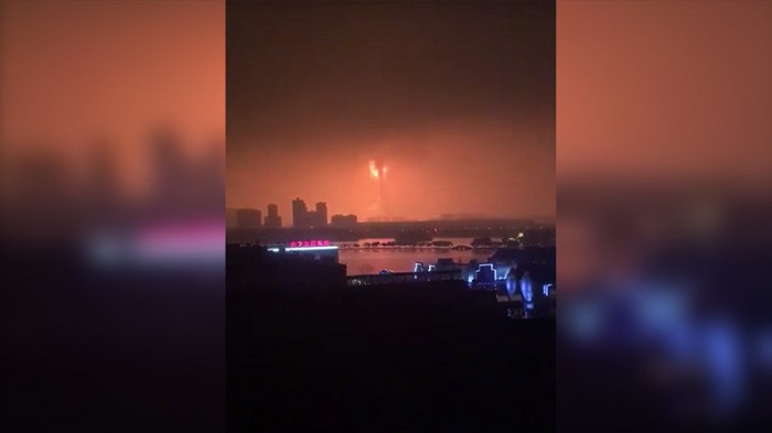 Violente explosion dans une centrale chimique en Chine  - VIDEO