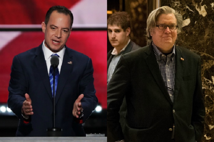 Stephen Bannon and Reince Priebus will lead Trump`s White House
