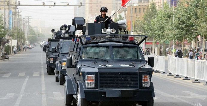 China forces used flamethrower to hunt Xinjiang `terrorists`