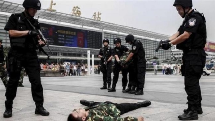 China angered by U.S. criticism of anti-terror fight