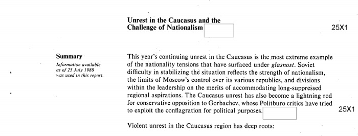 El documento sensacional :Fue Gorbachov quien entabló el conflicto de Nagorno Karabaj