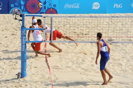 Çimərlik voleybolçularımız növbəti görüşə  çıxır