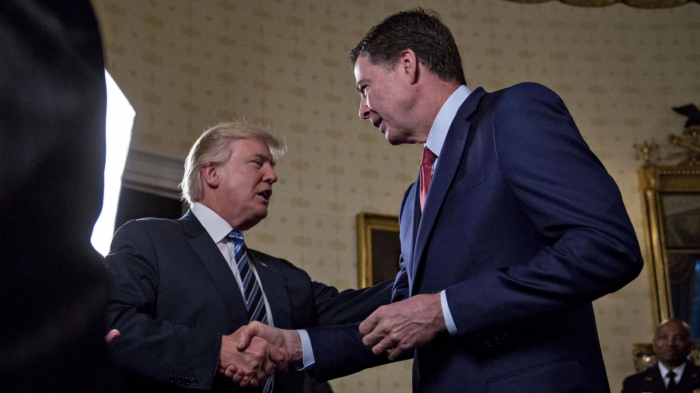 Donald Trump claims 'total and complete vindication' as he brands Comey 'a leaker'
