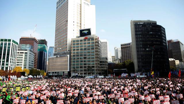 Corée du Sud. Une foule immense demande la démission de la présidente