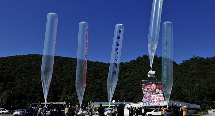 Corées: la guerre des ballons se poursuit