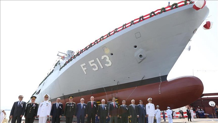 Turkey launches latest corvette