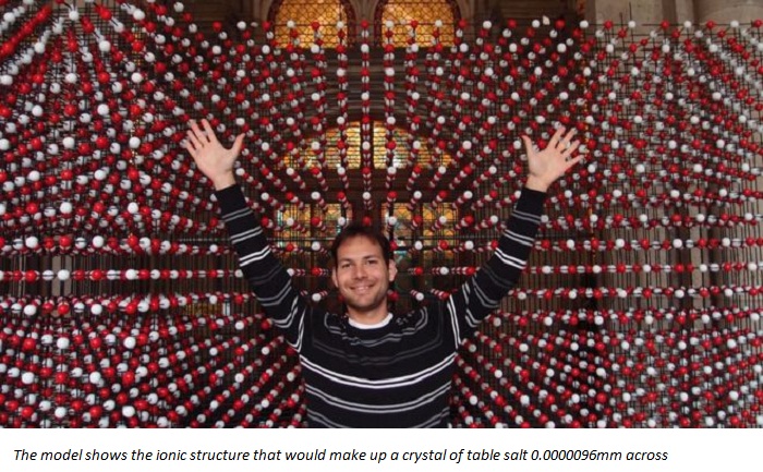 `Biggest ever` crystal model built in Vienna