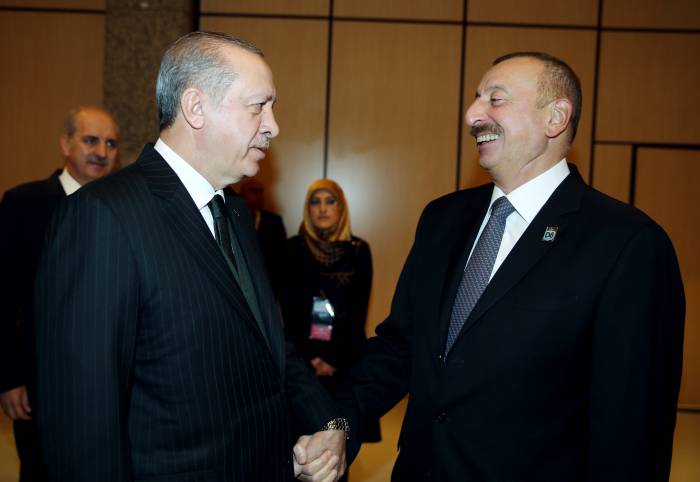 Ilham Aliyev und Erdogan aufrichtiges Treffen-FOTOS