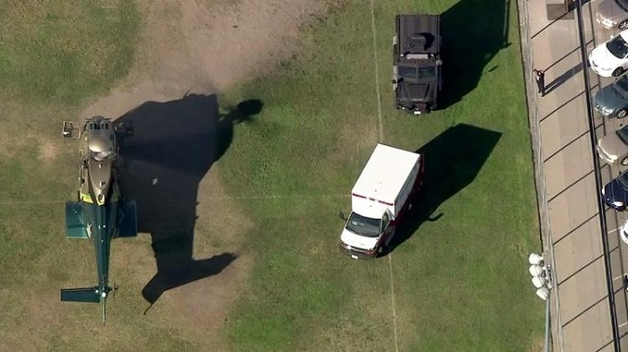 1 dead, multiple shot near Azusa polling station as heavily armed man opens fire
