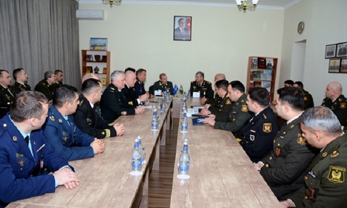 NATO experts visit Azerbaijani Military Academy