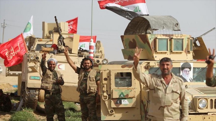 100.000 fuerzas chiíes apoyadas por Irán combaten a Daesh en Irak.