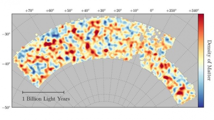 New map of Universe's dark matter