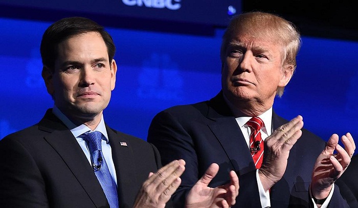 US election 2016: Trump and Rubio row over Islam `hate`