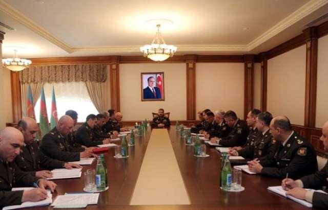 Azerbaijani defense minister instructs to strengthen combat readiness of servicemen