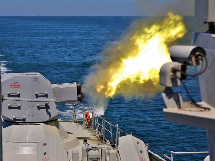 “G-124” warship of Azerbaijan Naval Forces successfully fired at sea target - VIDEO, PHOTOS
