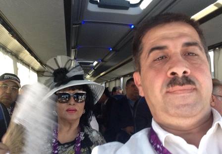 Millət vəkilləri avtobusda - FOTOLAR
