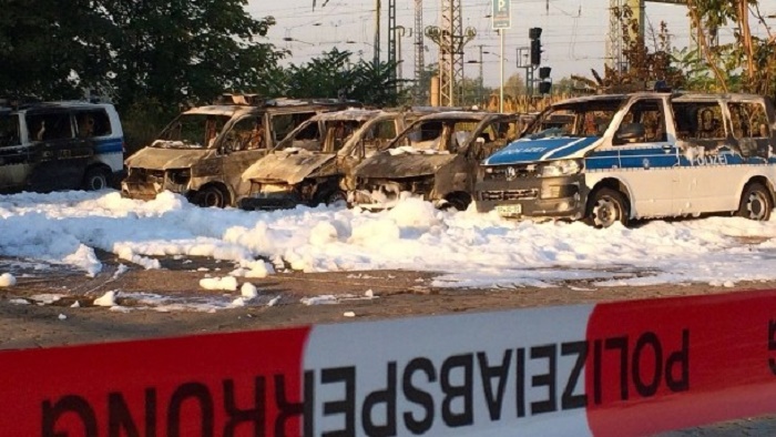 Brandanschlag am Magdeburger Hauptbahnhof