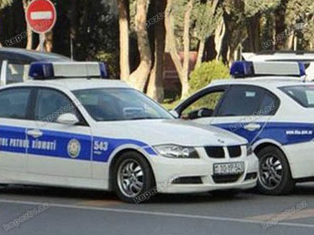 Gəncədə polis qəzaya səbəb oldu - 2 yaralı 