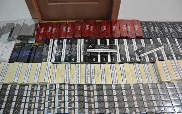 Külli miqdarda siqaret dövriyyədən çıxarıldı