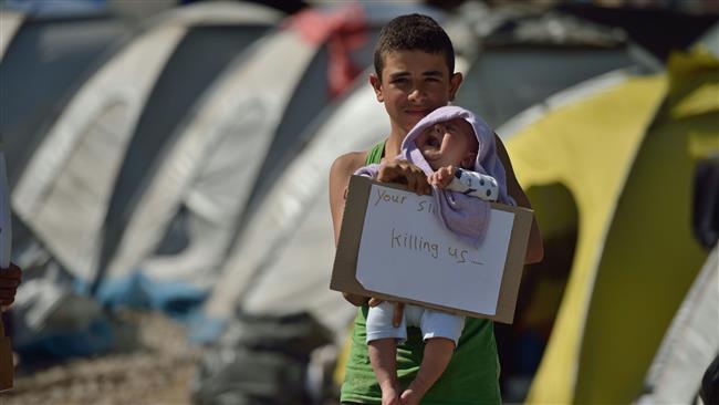 Catastrophe humanitaire en Grèce