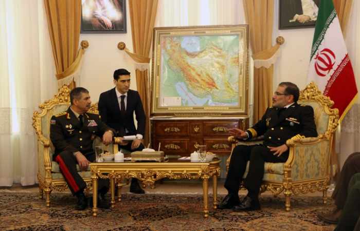 Azerbaijan Defense Minister met with Secretary of the Supreme National Security Council of Iran
