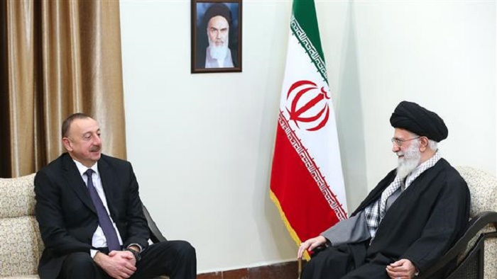 Azerbaijani president meets with Supreme Leader of Iran