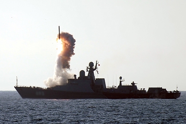 Russia launches next rocket strikes on ISIL from Caspian Sea