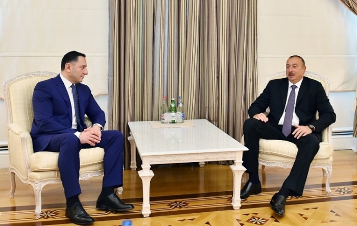 Azerbaijani president receives Georgia’s SSS chief