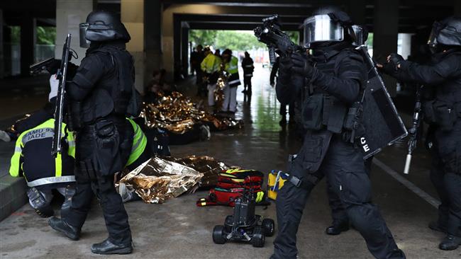 Euro 2016: simulation d`attentat au Stade de France