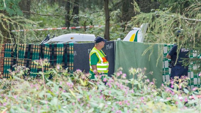 Absturz schockiert Flugplatzfest