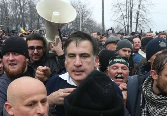 Mikheil Saakashvili detained in Kyiv
