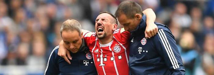 FC Bayerns Ribéry fällt monatelang aus