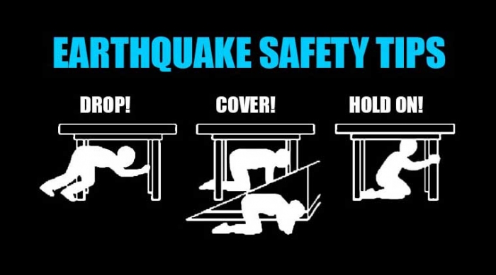 What NOT to do during an earthquake

