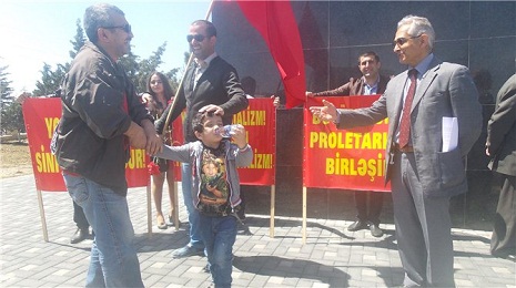 Kommunistlər 1 may günü tibbi sığortadan danışdı- FOTO