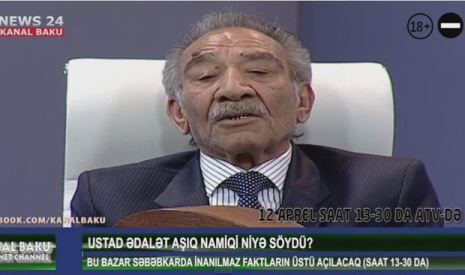 Aşıq Ədalət efirdə söyüş söydü – VİDEO