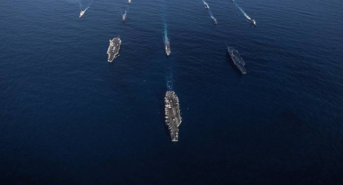EEUU y Japón inician ejercicios navales al sur de Okinawa