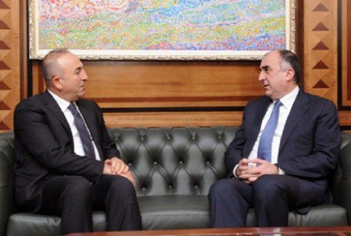 Məmmədyarov Çavuşoğlu ilə görüşüb