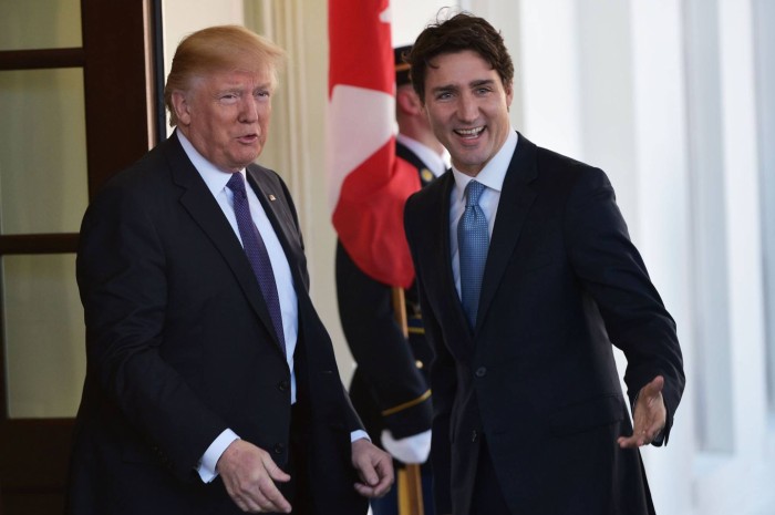 Trump y Trudeau refuerzan su relación en detrimento del tratado comercial con México